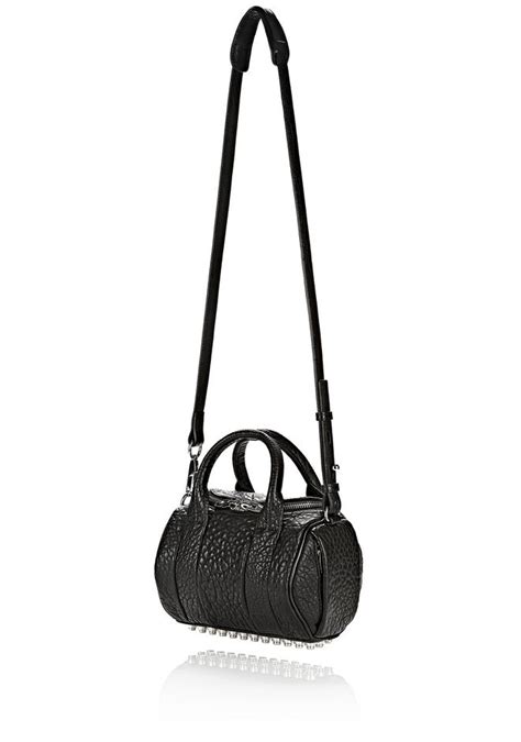 rockie bag replica|Alexander Wang mini rockie in pebbled black with rhodium .